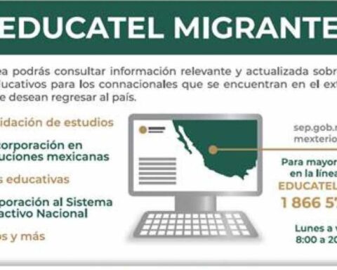 Línea telefónica para ofrecer servicios educativos a mexicanos en el exterior